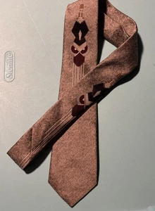 333 New York Poly silk Men’s Tie. Made In USA Art Deco Look - Picture 1 of 7