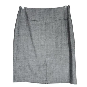 Banana Republic Bleistiftrock 16T Damen anthrazit Stretch italienische Schurwolle NEU - Bild 1 von 12