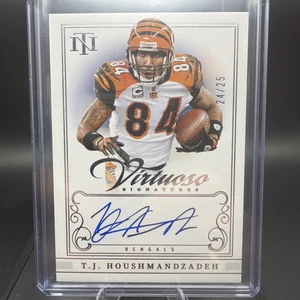 2024 Panini National Treasures TJ Houshmandzadeh Auto Bengals /25 Virtuoso Sig - Picture 1 of 2