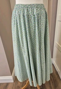 Vintage 80's Original Handmade Ditsy Floral Full Circle Skirt Uk 12-14 Retro - Picture 1 of 6