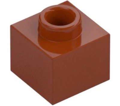 2 x LEGO Dark Orange  Brick 1 x 1x 0.7 (86996-6382577)  New (P310) - Image 1 of 2