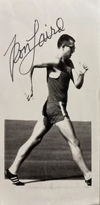 Ron Laird **Signature / Autograph** 4 time Olympic Race Walker - Picture 1 of 2