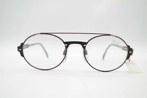 Vintage Silhouette 7137 /80 Violett Schwarz Gold Oval Brille Brillengestell NOS - Bild 1 von 6