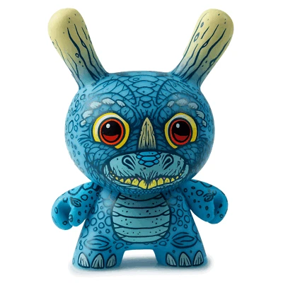 kidrobot Kaiju Dunny Battle Series Vinyl Mini Figures - Dunnyceratops -  NEW - Image 1 of 3