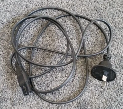 CABLE CABLE FUENTE ALIMENTACIÓN 2m - con enchufe au sony psp - como nuevo Foto 1 de 2