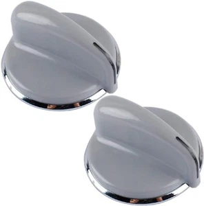 WH01X10462 Dryer Washing Machine Gray Control Knob Replaces WithAP4485269 2-PACK - Picture 1 of 7