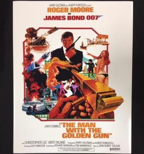 James Bond 007 * MAN WITH THE GOLDEN GUN * 11x14 Movie Poster Photo ~ ROGER MOORE - Bild 1 von 1
