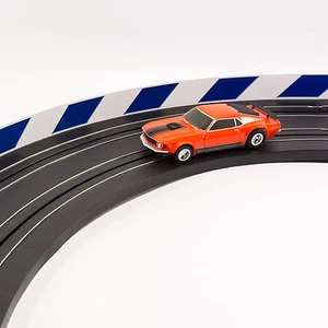 NEW AFX Slot Car HO Guard Rails Set - Blue & White FITS: Carrera, Model Motoring - Picture 1 of 4