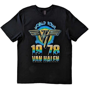 Van Halen Logo World Tour 78, Graphic Black T-shirt Size S-5XL - Picture 1 of 6