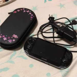 PS playstation vita  PCH-1000 ZA01 black  console only From japan memory charger - Picture 1 of 3