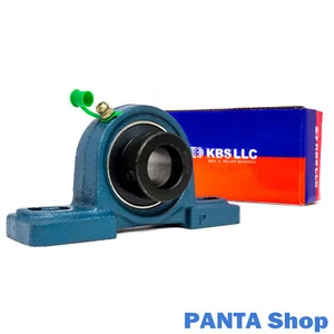 1 cojinete de pie con anillo excéntrico HCP 208 para eje de 40 mm - Imagen 1 de 2