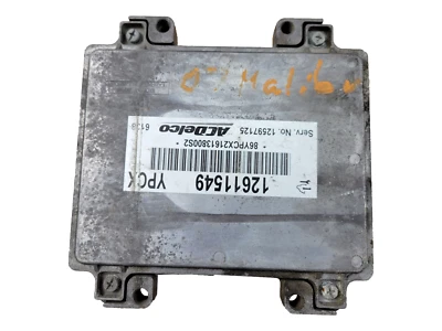 2007-2012 Chevrolet Malibu Computer Engine Control ECM ECU 12611549 OEM - Image 1 of 4
