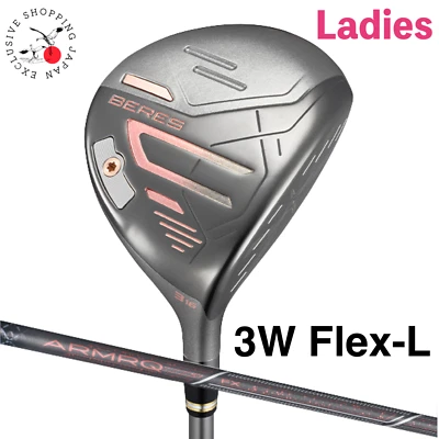 HONMA BERES Damas Negro 2024 Madera de Calle 3W ARMRQ FX Eje Flex L Limitado Nuevo Foto 1 de 4