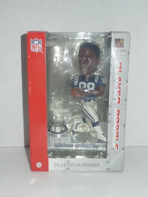 Marvin Harrison Bobblehead Indianapolis Colts Serie Platino NFL Foto 1 de 4