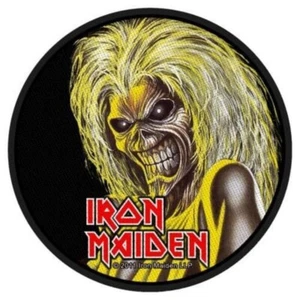Iron Maiden Killers Eddie Head 90 mm redondo coser parche de tela - Imagen 1 de 1