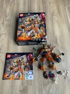 Marvel Superheroes LEGO 76128 Molten Man Battle 100% Complete - Picture 1 of 6