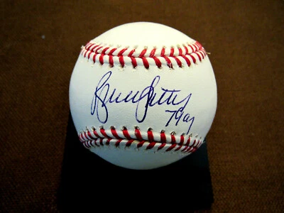 BRUCE SUTTER 79 CY YOUNG CUBS CARDS BRAVES HOF SIGNED AUTO OML BASEBALL PSA/DNA  - Image 1 of 3