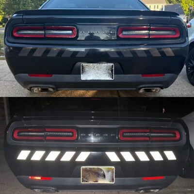 Reflective Shadow Chevron 3" x 50" Ghost Vinyl Graphic Decal 10 Different Colors - Image 1 of 4