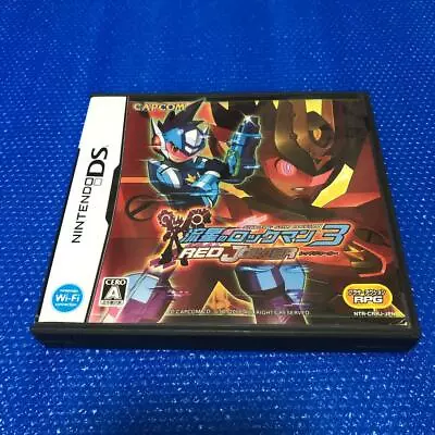 Used Capcom 2008 Megaman Ryusei no Rockman 3 Red Joker Nintendo DS Role Playing  - Image 1 of 4