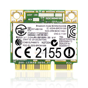 broadcom bcm4352hmb 802.11ac 2x2 wi-fi adapter broadcom bcm4352hmb 802.11ac 2x2 wi-fi adapter