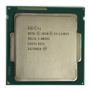 Free shipping Intel Xeon E3-1240 V3 CPU 3.4GHz LGA 1150/H3 (SR152) Processor - Picture 1 of 1