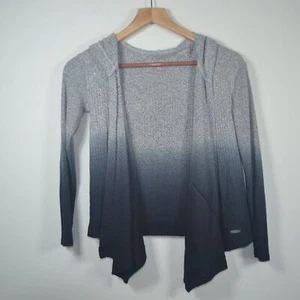 Girl's Justice Black Hombre Open Front Cardigan Size 7 - Picture 1 of 6