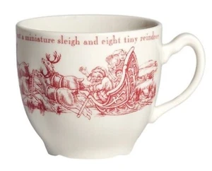 JOHNSON BROTHERS TWAS THE NIGHT BEFORE CHRISTMAS TEA CUP AND SAUCER NEW - Picture 1 of 2