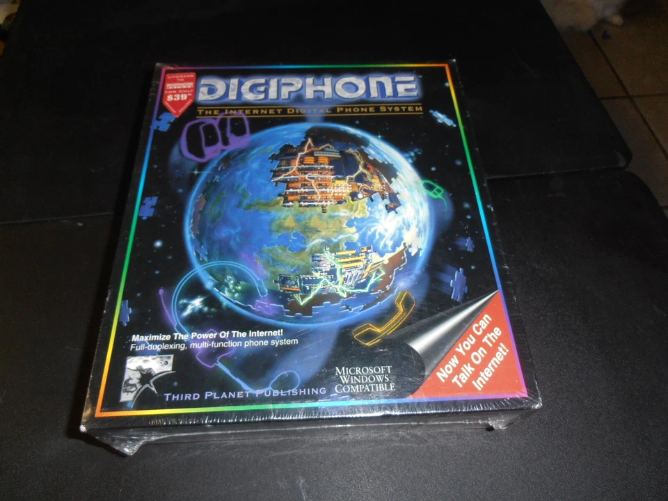 Digiphone, Internet Digital Phone System (PC, 1995) Factory Sealed, Vintage. - Image 1 of 1