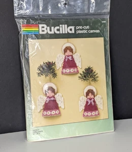 NUEVO Juego de 3 Adornos Ángeles Bucilla Kit Navidad 61051 Punta de Aguja SELLADO - Imagen 1 de 5