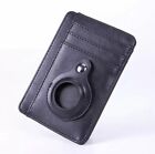 Apple Airtag Wallet Faux Leather Air Tag Cover Pu Debit Credit Card Holder Track