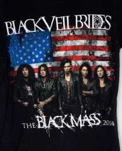 Black Veil Brides Black Mass Tour Concert T-Shirt Tee 2014 Size XS - Picture 1 of 7