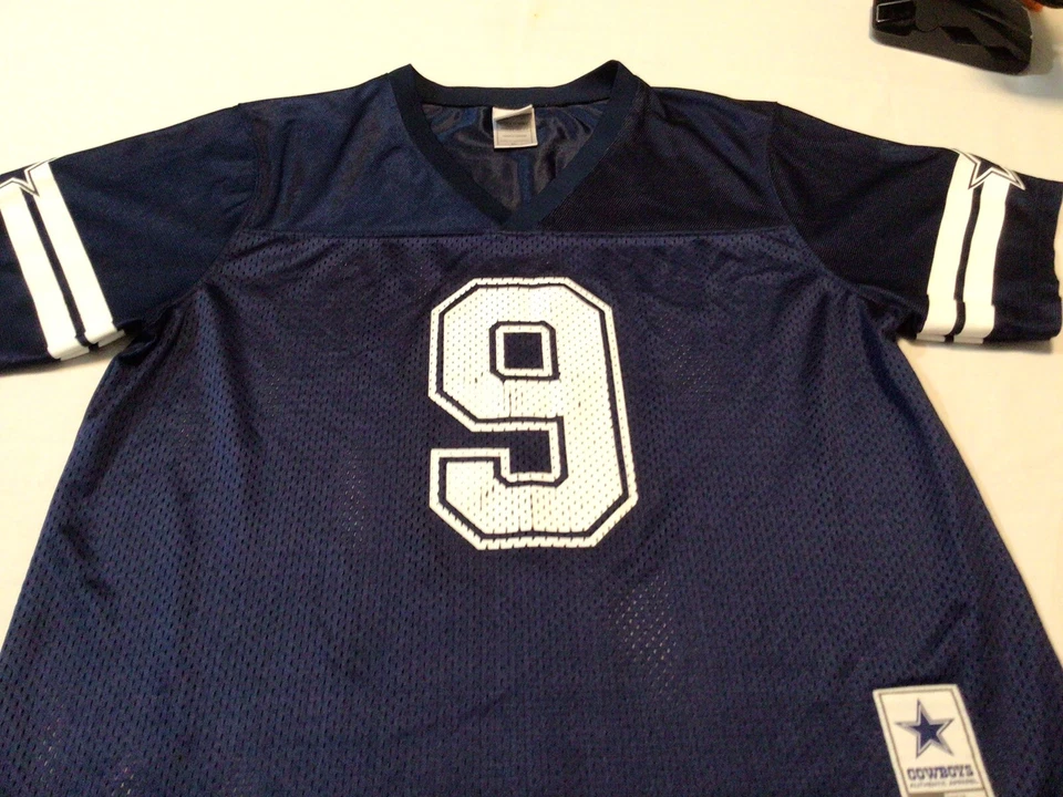 Camiseta deportiva de los Dallas Cowboys Nike On Field #9 Romo XL Foto 1 de 4