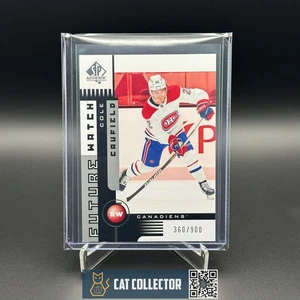 2021-22 SP Authentic COLE CAUFIELD #01FW-CC 2001-02 Retro Future Watch RC /900 - Picture 1 of 4