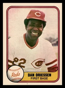 Dan Driessen 1981 Fleer #205 Cincinnati Reds Near Mint NM - Picture 1 of 2