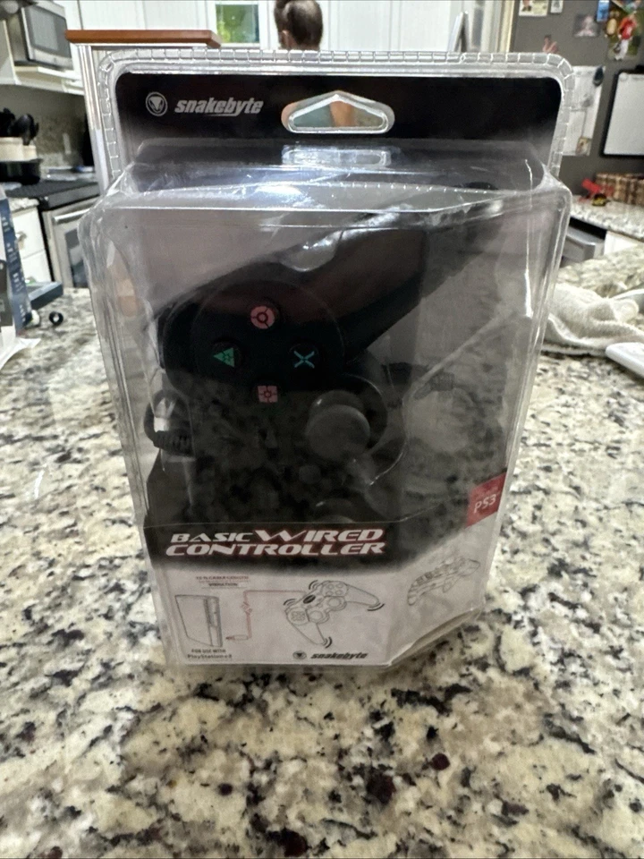 Snakebyte Wired Controller PlayStation 3 {PS3 SB00566} Black New Open Box  - Image 1 of 4