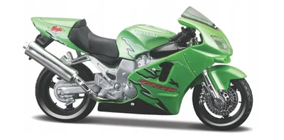 Kawasaki Ninja ZX 12R Japanese Sports Motorcycle Model Toy Diecast 1:18 Maisto - Image 1 of 4
