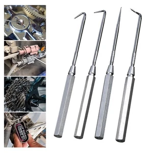 Automotive Precision Tool Set 4 Picks for Pulling O Rings Clips and Gaskets - Picture 1 of 12