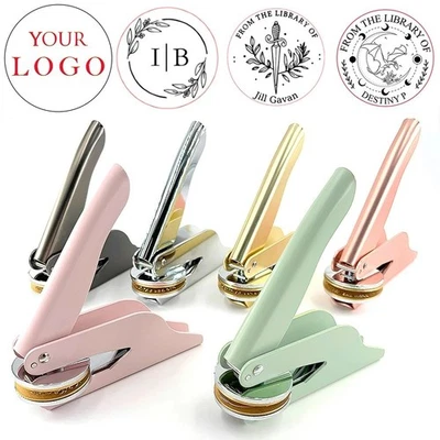 Sello estampado personalizado - logotipo personalizado y sello de monograma para bodas Foto 1 de 4