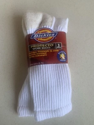 1 NOS Dickies Protecto Men's Work Socks Blister Control Acrylic Wool Mohair USA - Image 1 of 4