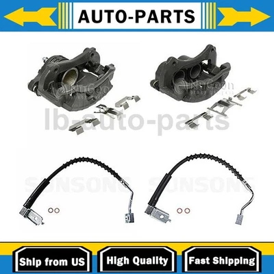 Комплект из 4 тормозных суппортов со шлангами подходит для 2000 Mazda B2500 B3000 B4000 - Изображение 1 из 4