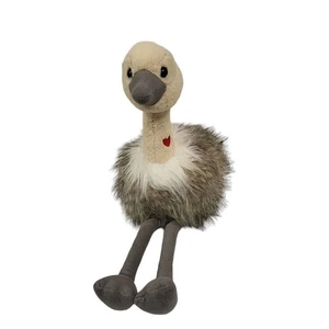 Aurora Purely Luxe Plush Sadira Ostrich Toy Sparkle Stuffed Animal Bird 2017 12" - Picture 1 of 12