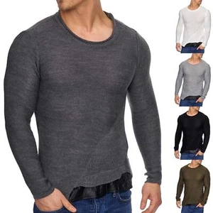TAZZIO Pullover Herren Strickpullover Rundhals Strick Strickjacke Jacke Shirt - Bild 1 von 21