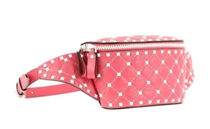 authentic Valentino Pink  Belt Bag - Size Small - Picture 1 of 9