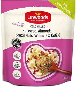 Linwoods Milled Flaxseed, Almonds, Brazil Nuts, Walnuts and CoQ10 360g - Picture 1 of 3