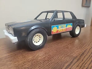 Vintage Processed Plastics Dodge Metro Police Car #9290 Black Rare! - Picture 1 of 9