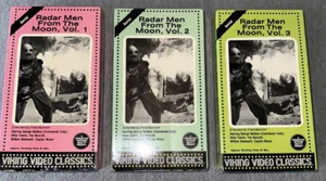 Commando Cody Radar Men From the Moon Vol. 1-3 (1952) (VHS, 1987) Sci-Fi - Imagen 1 de 11