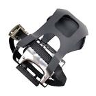 Bike Pedals with Toe Clips and Straps Bicycle Pedals for