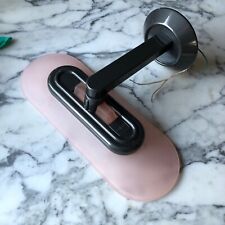 Vintage FLOS ARTELUCE Italy JILL SCONCE LIGHT lamp ANTHRACITE with PINK GLASS