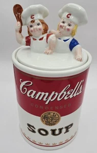 Vintage 1998 Campbell's Soup Kids Cookie Jar 12" T Benjamin & Medwin Ceramic - Picture 1 of 8