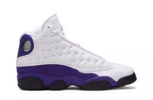 Air Jordan Air Jordan 13 Retro GS Lakers Youth Size 5 Sneakers Shoes 884129-105 - Picture 1 of 18